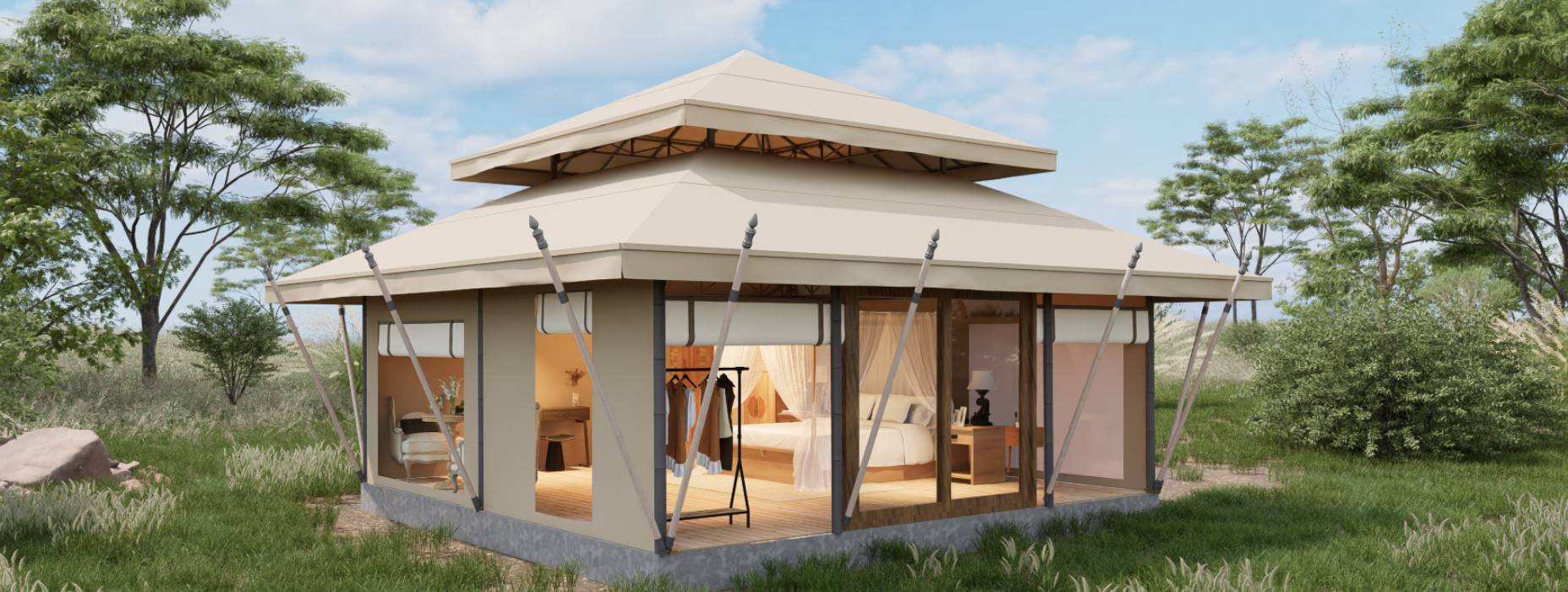 乌鲁木齐县户外野奢帐篷